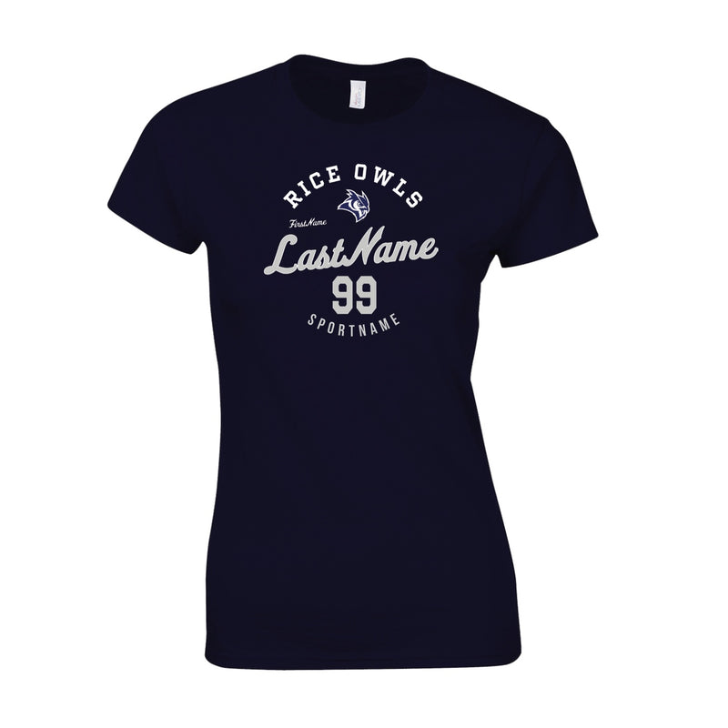 Women's Semi-Fitted Classic T-Shirt  - Navy