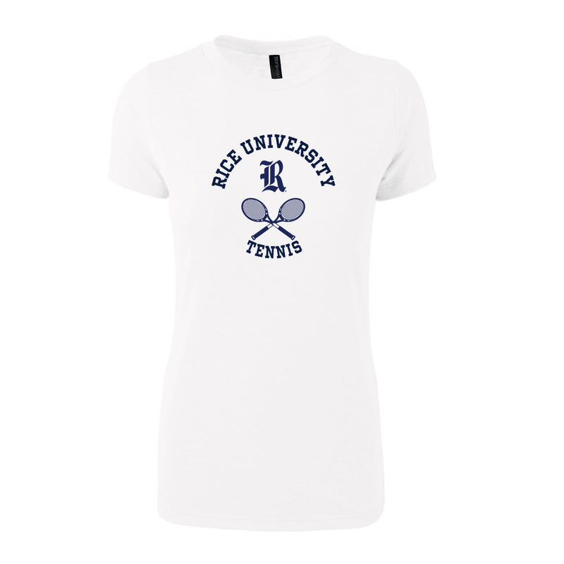 Women's Triblend T-Shirt - White - Rice TENNIS