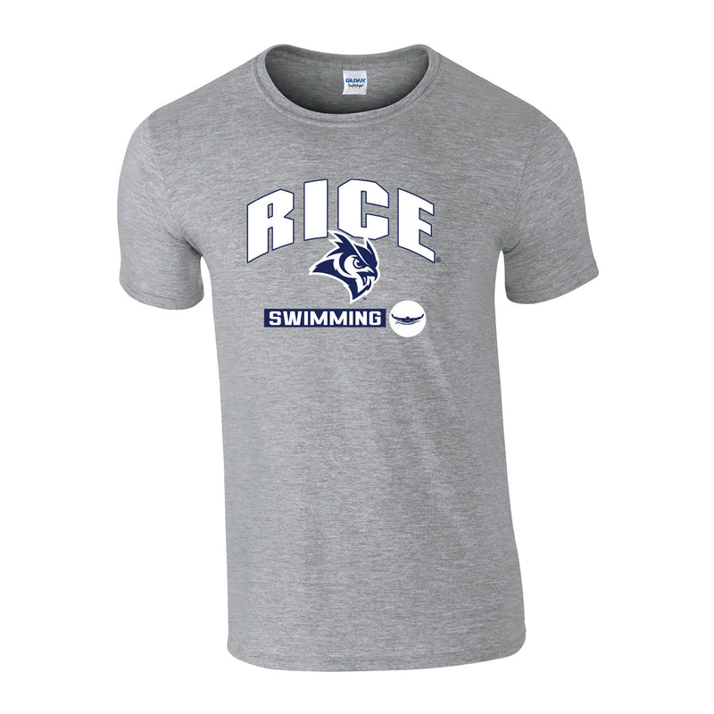 Classic T-Shirt - Sport Grey - Rice SWIMMING