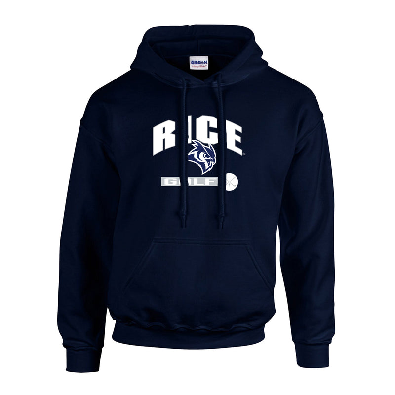 Fleece Hoodie - Navy - Rice GOLF