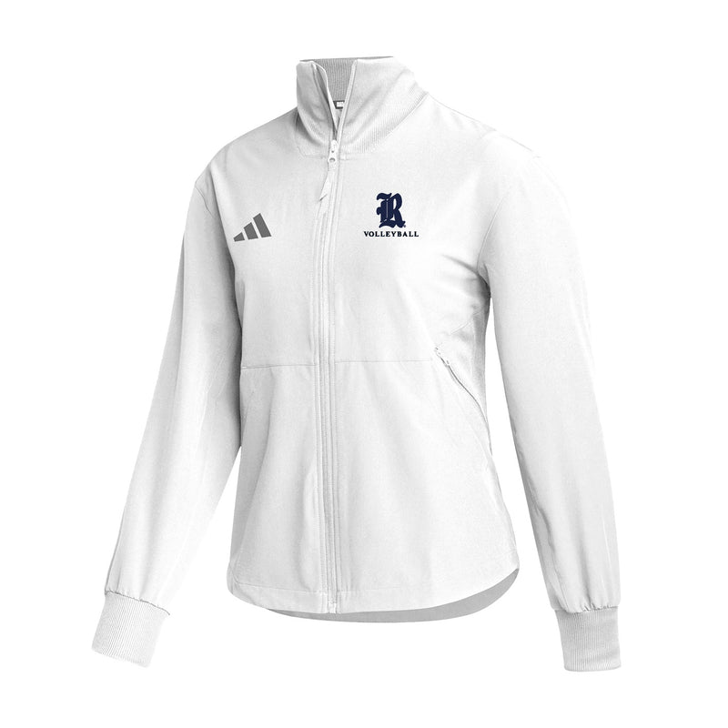 Women's Travel Woven Jacket  - White - Rice VOLLEYBALL