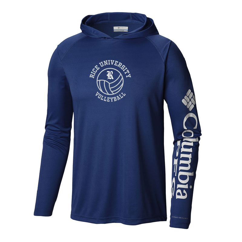Men's Terminal Tackle Hoodie - Collegiate Navy - Rice VOLLEYBALL