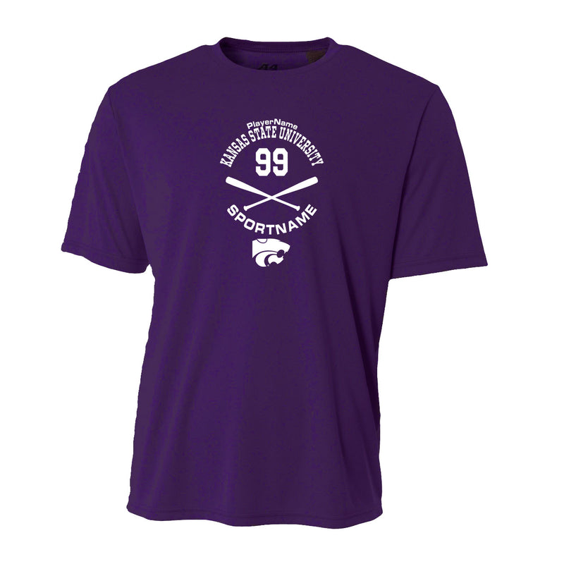Men's Performance T-Shirt - Purple - Sport Circle